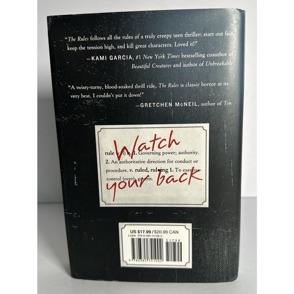 Rules by Nancy Holder and Debbie Viguie (2015, Hardcover) 1st Edition - Picture 2 of 10